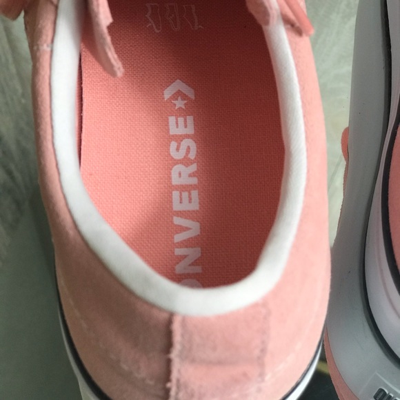 Conver One Star Platform OX Suede Bleached Coral W - Picture 7 of 8